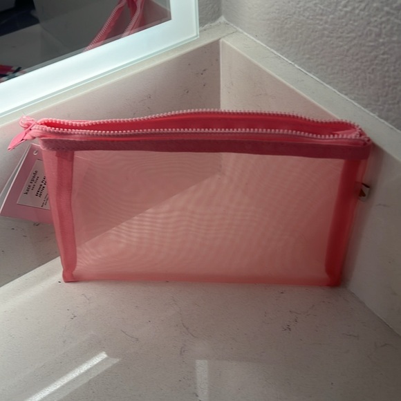 Kate spade spring plaid jotter pouch with extra gold plated pins - Picture 2 of 8